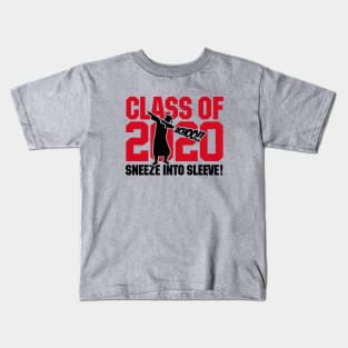 Dab dabbing Class of 2020 sneeze into your sleeve Kids T-Shirt